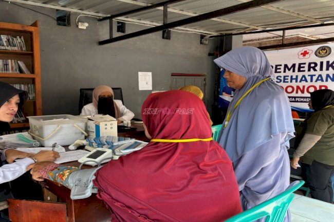 Semarak HUT Ke-81 RI, Lapas Brebes Gelar Cek Kesehatan Gratis bagi Keluarga Warga Binaan