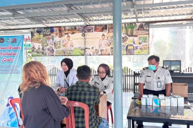 Semarak HUT ke-81 RI, Lapas Narkotika Karang Intan Hadirkan Layanan Cek Kesehatan Gratis bagi Warga Binaan dan Keluarga