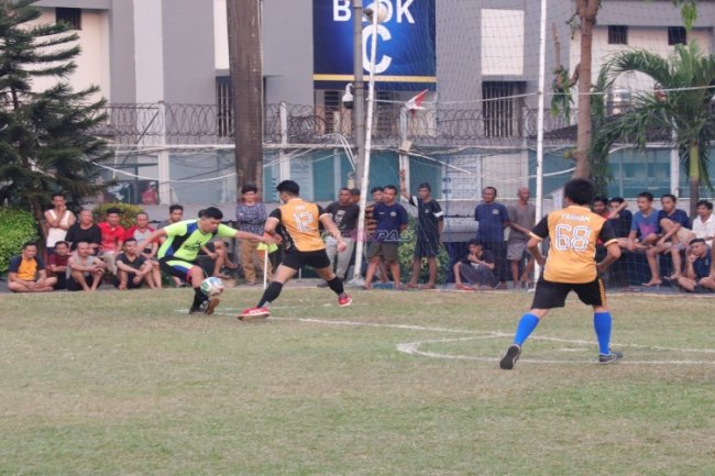 Lapas Kelas I Cipinang Jadi Tuan Rumah Kejuaraan Mini Soccer HUT RI UPT IMIPAS Jakarta