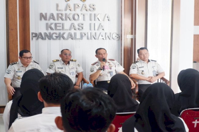 Bangun Kompetensi Generasi Muda, Lapas Narkotika Pangkalpinang Terima 17 Peserta Magang Batch I Angkatan II 