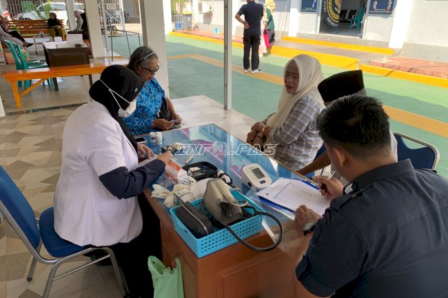 Rutan Poso Gelar Pemeriksaan Kesehatan Gratis Semarakkan HUT Ke-81 RI