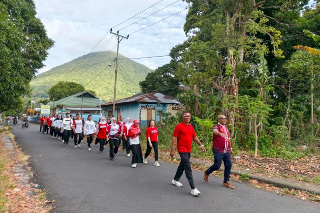 Bangun Semangat dan Kebersamaan, Lapas Bandanaira Gelar Fun Walk Sambut Peringatan Kemerdekaan