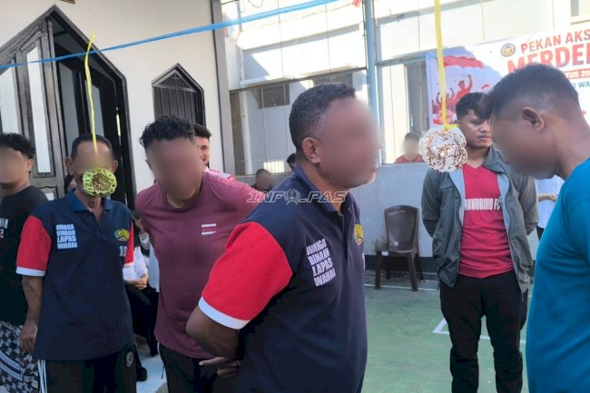Balap Karung hingga Makan Kerupuk Warnai Kemeriahan Lomba Tradisional HUT RI di Lapas Wahai