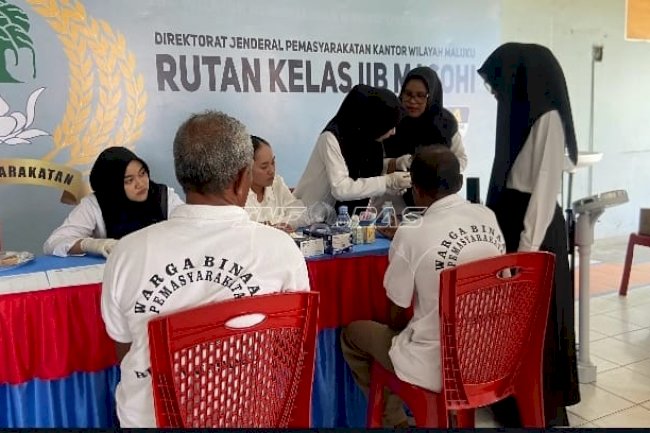 Rutan Masohi Gelar Cek Kesehatan Gratis bagi Warga Binaan Pra-Lansia dan Lansia