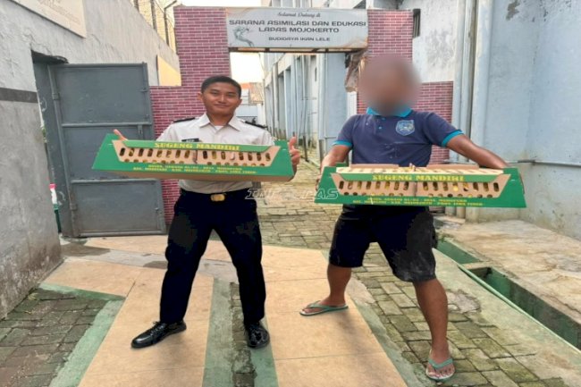 Lapas Mojokerto Tambah 200 Bibit Itik, Dukung Ketahanan Pangan dan 15 Program Aksi Kemenimipas