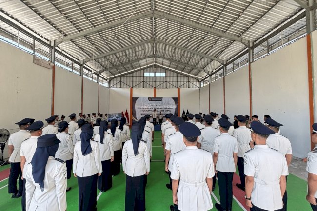Lantik PNS, Kakanwil Ditjenpas Sulbar Ingatkan Jaga Amanah dan Integritas