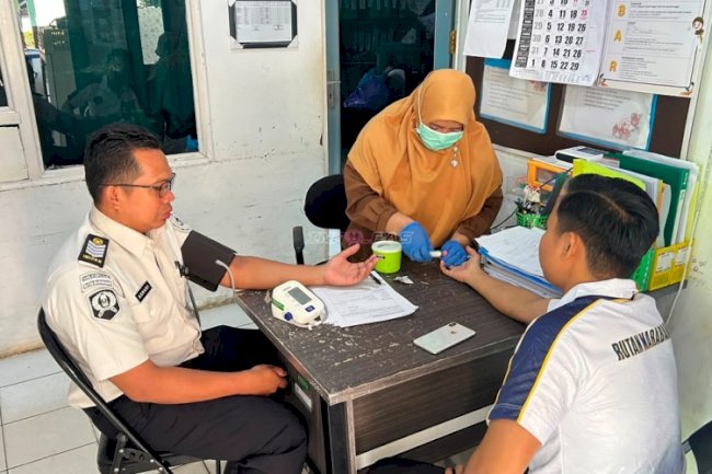 Rutan Marabahan Gelar Aksi Donor Darah Libatkan Peserta Maganghub