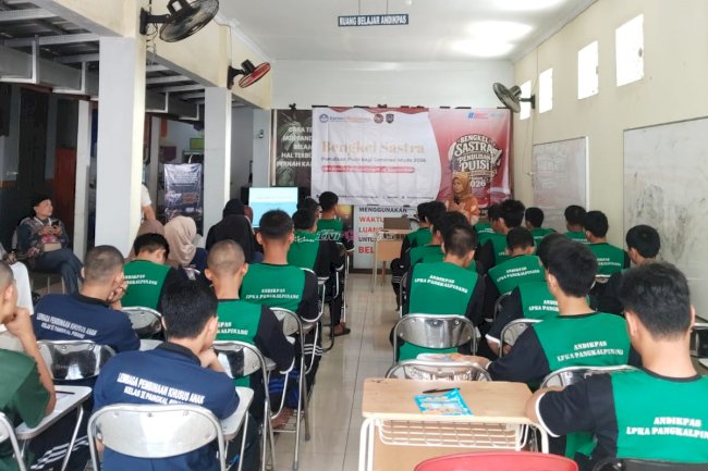 Anak Binaan LPKA Pangkalpinang Ikuti Bengkel Sastra Penulisan Puisi bersama Kantor Bahasa Kep. Babel