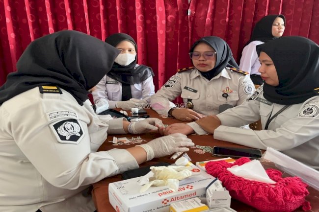 Cek Kesehatan Gratis, Lapas Perempuan Pangkalpinang Pastikan Kesehatan Petugas dan Warga Binaan Terpantau