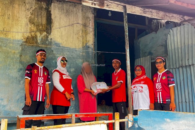 Lapas Bandanaira Bagikan Sembako, Wujudkan Semangat Kemerdekaan lewat Kepedulian