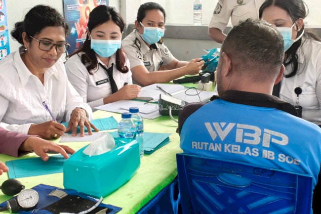Rutan SoE Gelar Pemeriksaan Kesehatan Gratis, Layani Warga Binaan dan Masyarakat