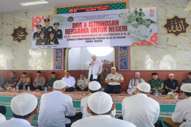 Satukan Hati untuk Negeri, Lapas Pemuda Madiun Gelar Doa dan Istigasah Bersama
