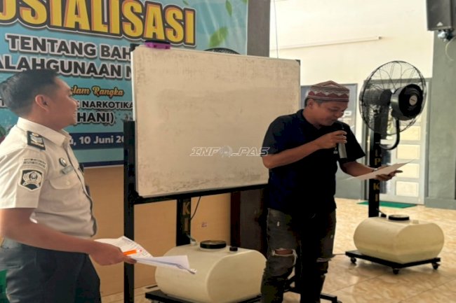 Pembelajaran Bahasa Indonesia, Warga Binaan Lapas Narkotika Karang Intan Berani Tampil Berpantun