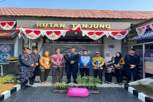 Rutan Tanjung Terima Bibit Ikan Lele dan Bibit Tanaman dari Dinas Ketahanan Pangan, Perikanan, dan Pertanian Kab. Tabalong