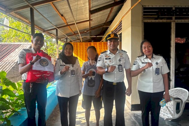 Rutan Ambon Salurkan Bantuan Sosial bagi Masyarakat di Nania Atas dan Lateri
