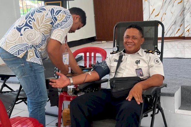 Semangat Kemerdekaan, Kanwil Ditjenpas Maluku Hadir Berbagi Darah untuk Sesama
