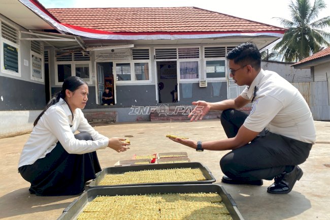 Peserta MagangHub Belajar Budidaya Hidroponik di Lapas Kolonodale