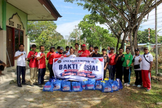LPKA Manokwari Gelar Bakti Sosial dan Salurkan Bantuan di Pondok Pesantren Hidayatullah