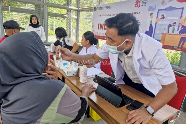 Peduli Kesehatan Warga, Rutan Donggala Gelar Cek Kesehatan Gratis