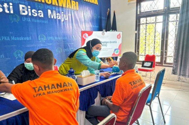 Sambut Peringatan Kemerdekaan Ri, LPKA Manokwari Gelar Cek Kesehatan Gratis