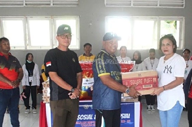 Sambut HUT ke-81 RI, Kanwil Ditjenpas Maluku Salurkan Bansos ke Panti Sosial