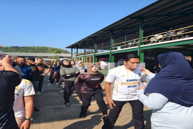 Meriahkan HUT Ke-81 RI, Kanwil Ditjenpas Jateng Gelar Lomba Tradisional Antarpegawai
