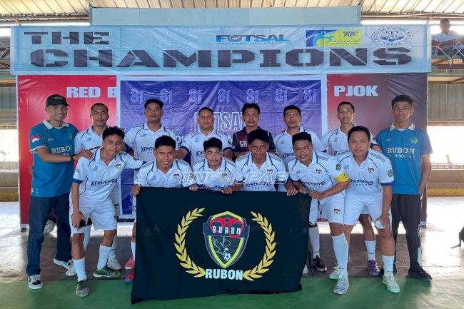 Semangat Kemerdekaan, Rutan Ambon Sabet Gelar Juara Turnamen Futsal 
