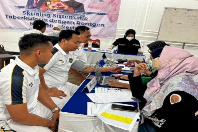 Gandeng Dinkes Kota Mojokerto, Lapas Mojokerto Gelar Tracing TBC Terintegrasi CKG 