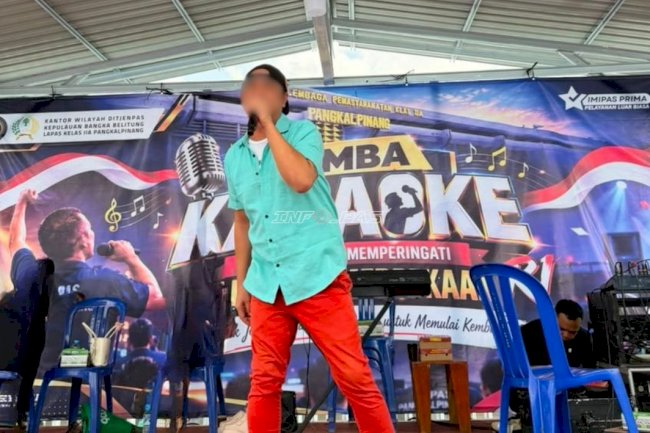 Final Karaoke Tutup Rangkaian Porsenap HUT Ke-81 RI di Lapas Pangkalpinang