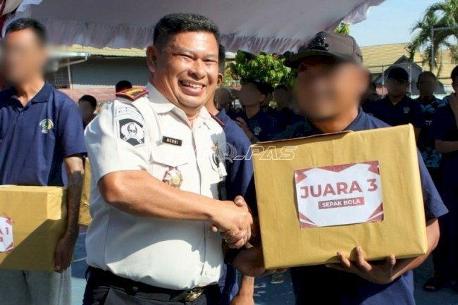 Meriahkan HUT Ke-81 RI, Lapas Banjarmasin Beri Apresiasi kepada Para Juara