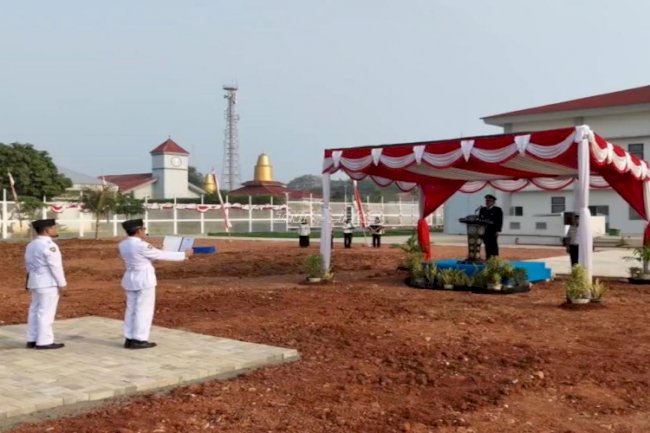Dari Masa Lalu Menuju Perubahan, Dua Napiter Lapas Kelas I Tangerang Jadi Petugas Upacara HUT Ke-81 RI