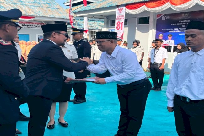 Kado Kemerdekaan, 187 Warga Binaan Lapas Tolitoli Terima Remisi Umum 2026