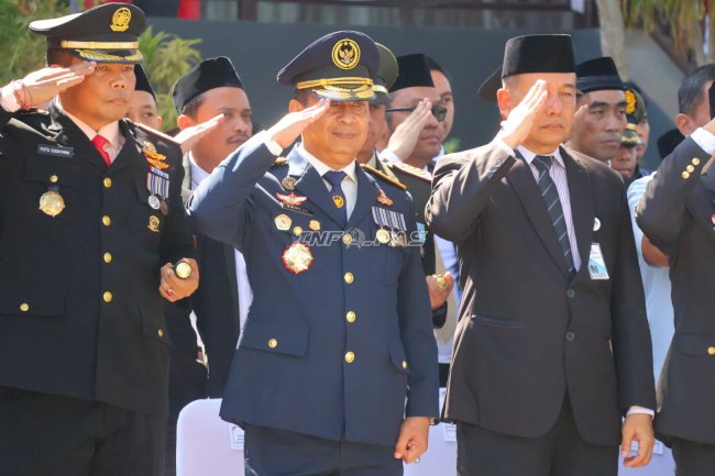 Kanwil Ditjenpas Kalsel Teguhkan Pengabdian pada Peringatan HUT Ke-81 RI