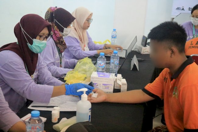 Lapas Pemuda Madiun Gelar Cek Kesehatan dan Tracking TB bagi Petugas dan Warga Binaan
