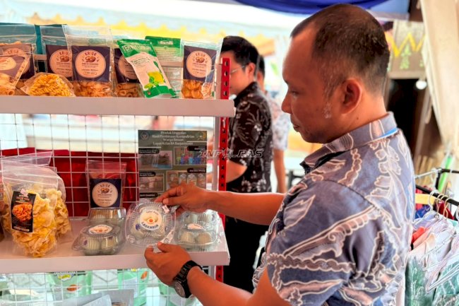 Produk Unggulan Warga Binaan Lapas Narkotika Karang Intan Mejeng di Kalsel Expo 2026