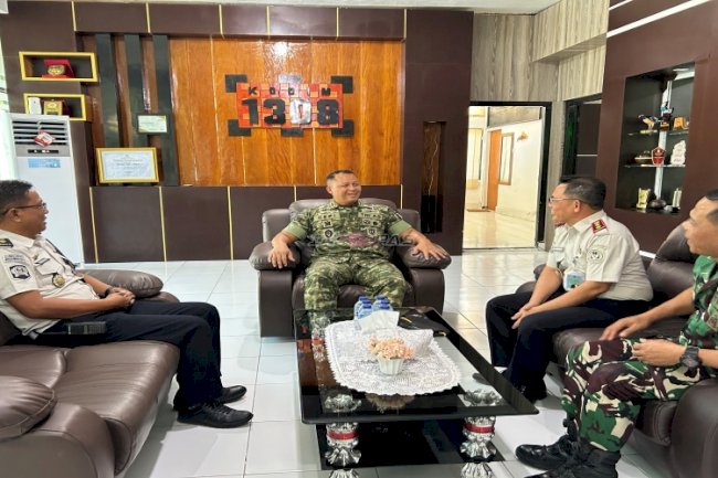 Kalapas Luwuk Jalin Silaturahmi dan Perkuat Sinergi dengan Dandim 1308 Luwuk Banggai