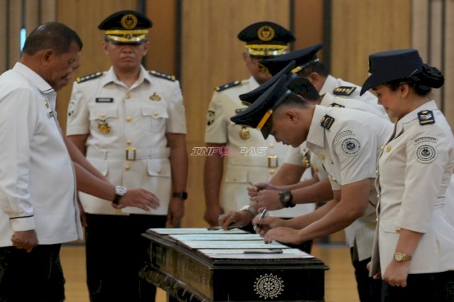 Lantik Jajaran Pegawai dan ASN, Dirjenpas: Jabatan Merupakan Amanah dan Bentuk Pengabdian 