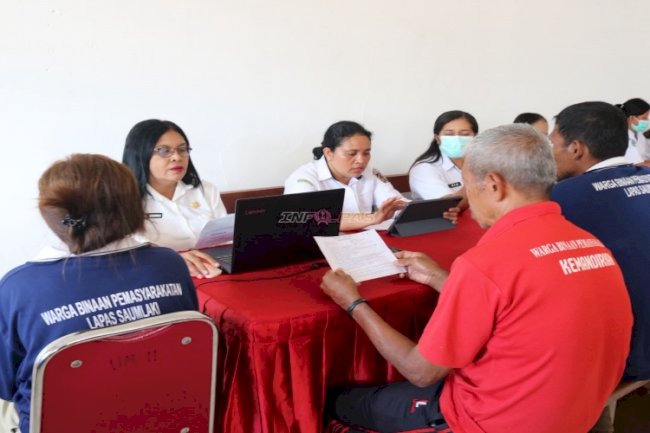 Gandeng Puskesmas Saumlaki, Lapas Saumlaki Fasilitasi CKG bagi Warga Binaan