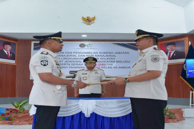 Estafet Kepemimpinan, Meta Putra Resmi Jabat Karutan Ambon