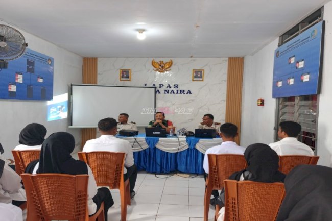 Lapas Bandanaira Gandeng Koramil 1502-01/Banda Perkuat Karakter dan Wawasan Kebangsaan Peserta Magang