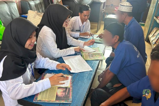 Dorong Warga Binaan Melek Aksara, Rutan Marabahan Gelar Pendataan dan Tes Kemampuan Membaca