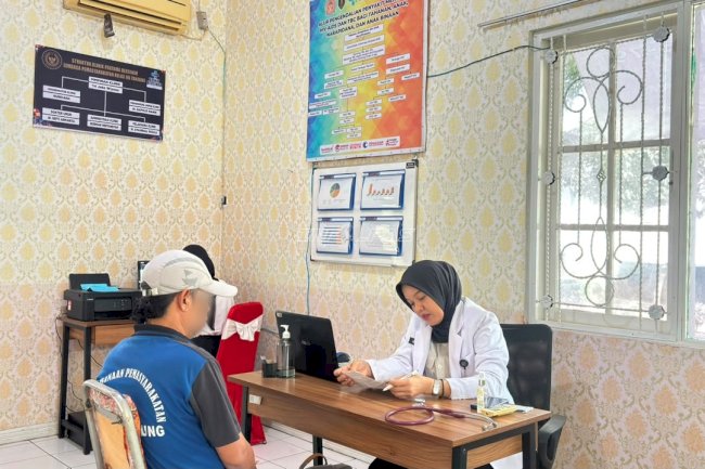 Klinik Bersinar Layani Pemeriksaan Rutin Warga Binaan Lapas Tanjung