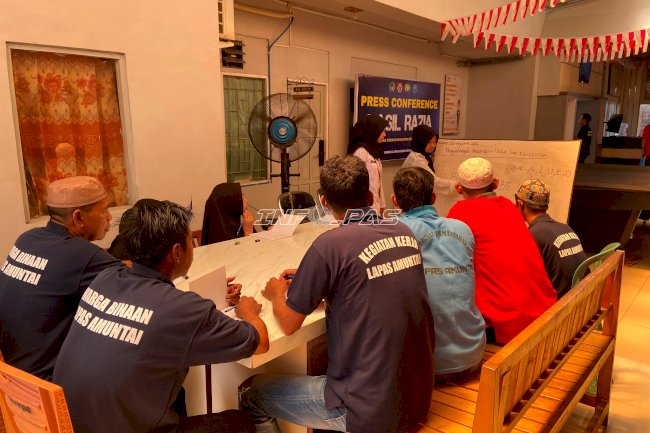 Menuju Melek Aksara, Lapas Amuntai Ajarkan Warga Binaan Baca Tulis