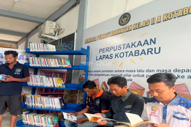 Optimalisasi Pojok Baca, Lapas Kotabaru Dorong Warga Binaan Tingkatkan Literasi