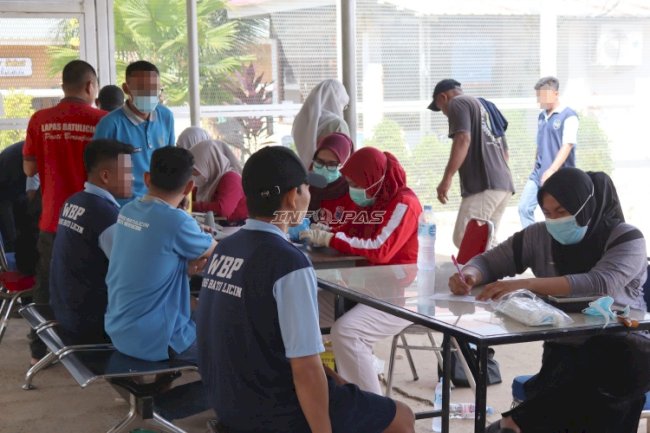 Lapas Batulicin Perkuat Deteksi Dini TBC melalui Tracing Terintegrasi CKG Lanjutan
