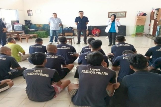 Lapas Pangkalpinang Peduli Kesehatan Mata Warga Binaan lewat Skrining Katarak