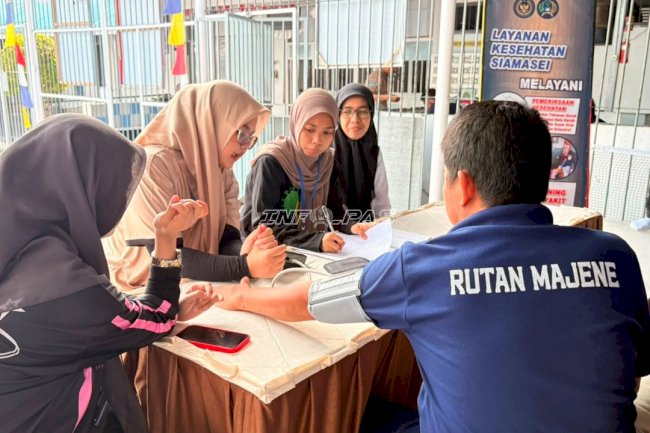 Rutan Majene Pantau Kesehatan Warga Binaan lewat Layanan Siamasei 