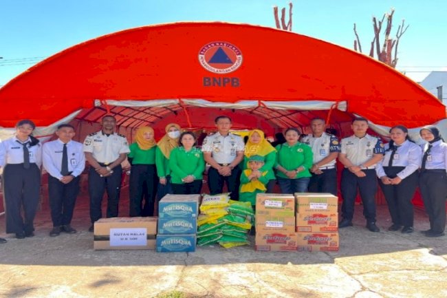 Rutan SoE Kirim Bantuan untuk Masyarakat Terdampak Bencana Flores