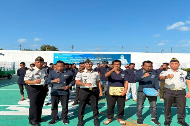 Kalapas Kotabaru Ajak Warga Binaan Ikut Jaga Kebersihan dan Kamtib