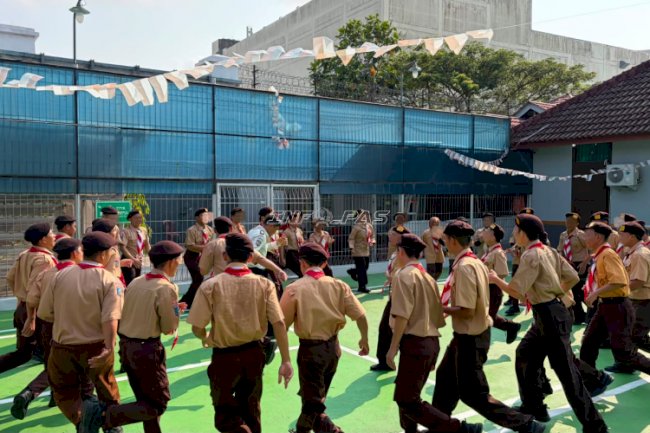 LPKA Pangkalpinang Tingkatkan Kedisiplinan dan Kebersamaan Anak Binaan lewat Latihan Pramuka
